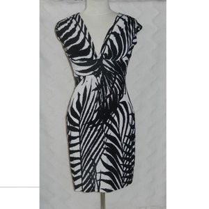 Cache Black & White Dress